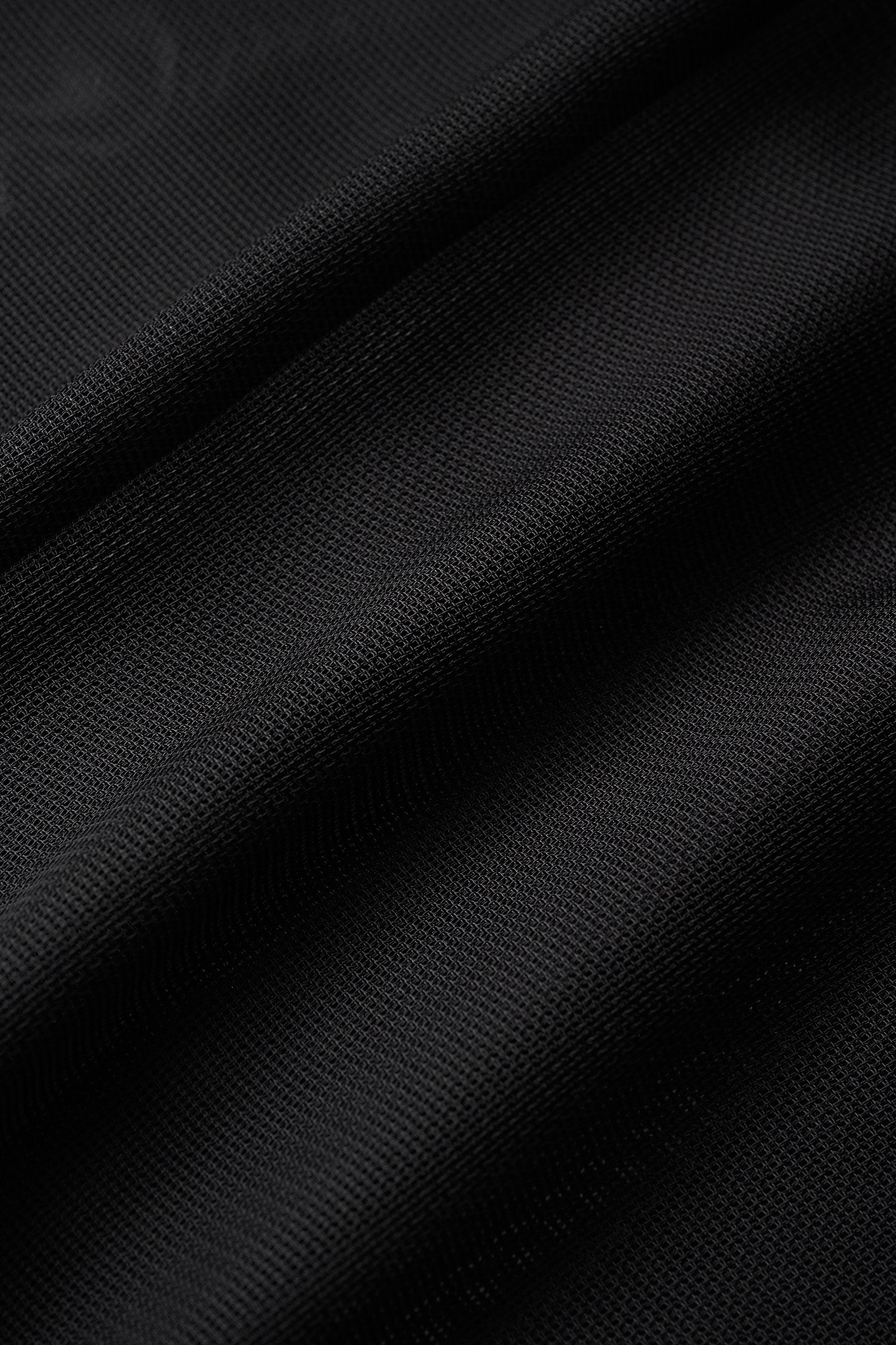Loop embroidered mesh jacket (Black)