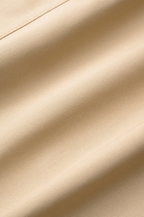 Relief embroidered chino skirt (Beige)