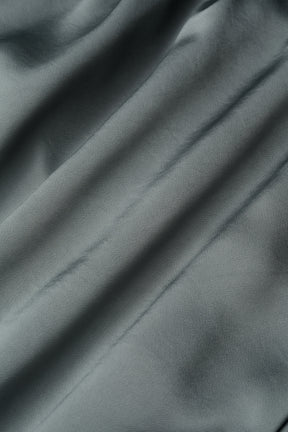 Cascade satin skirt (Slate green)