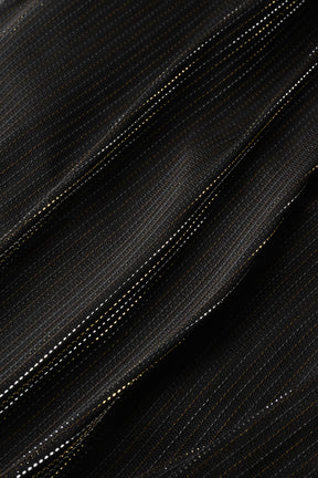 Fluid glimmer asymmetric skirt (Black)