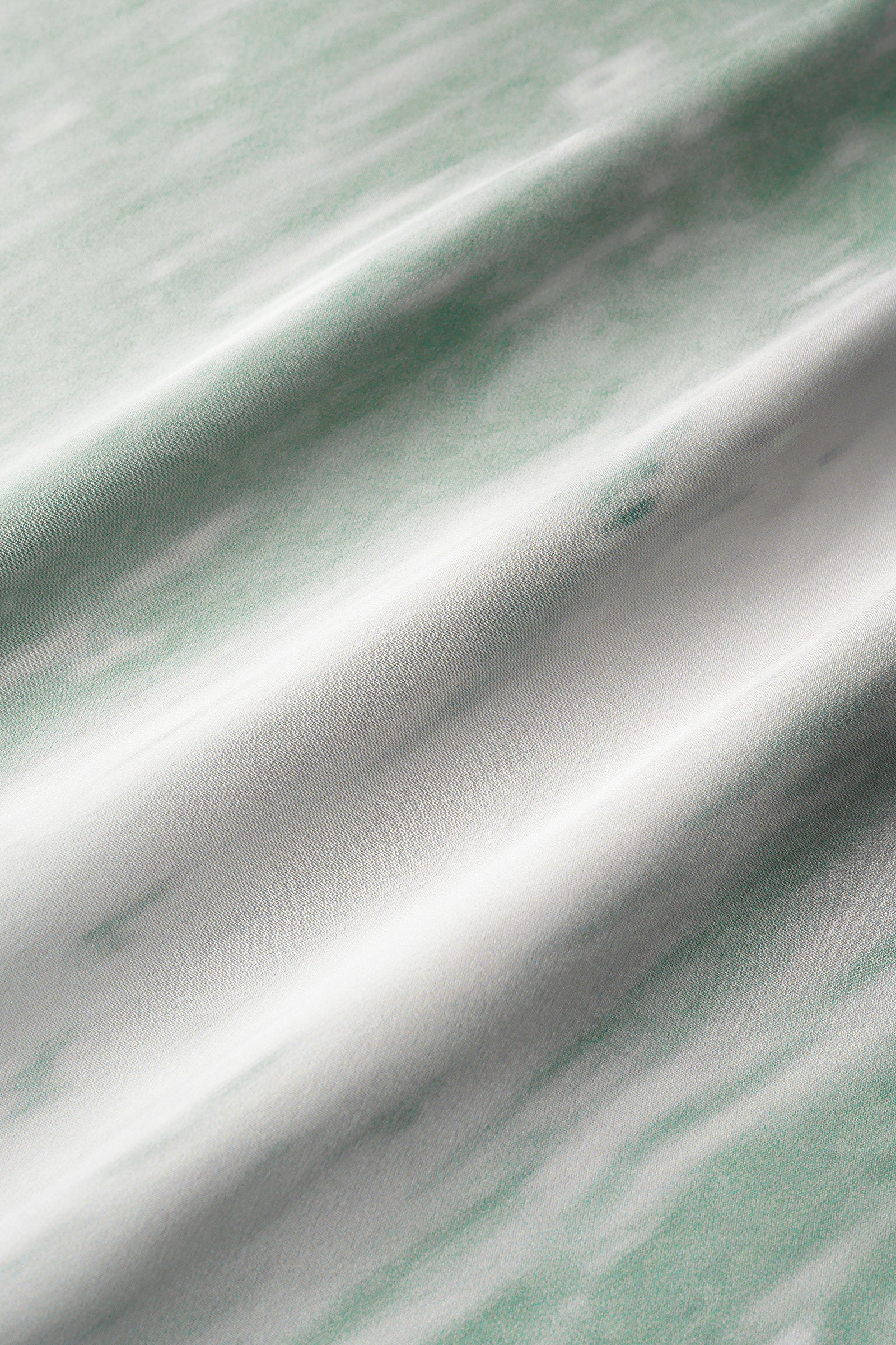 Water mirror print skirt (Green)