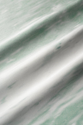 Water mirror print skirt (Green)
