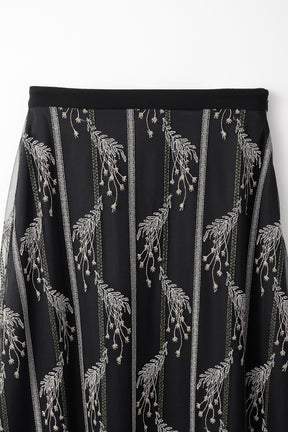 Classic lace skirt (Black)