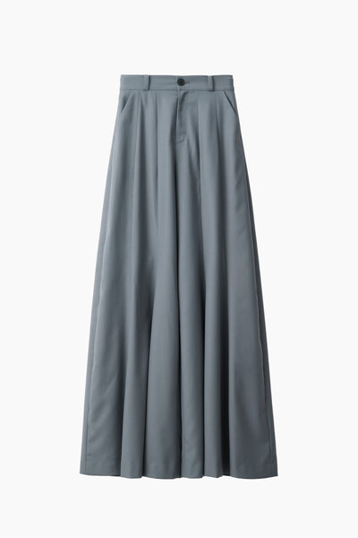 Barrel flare trousers (Gray)