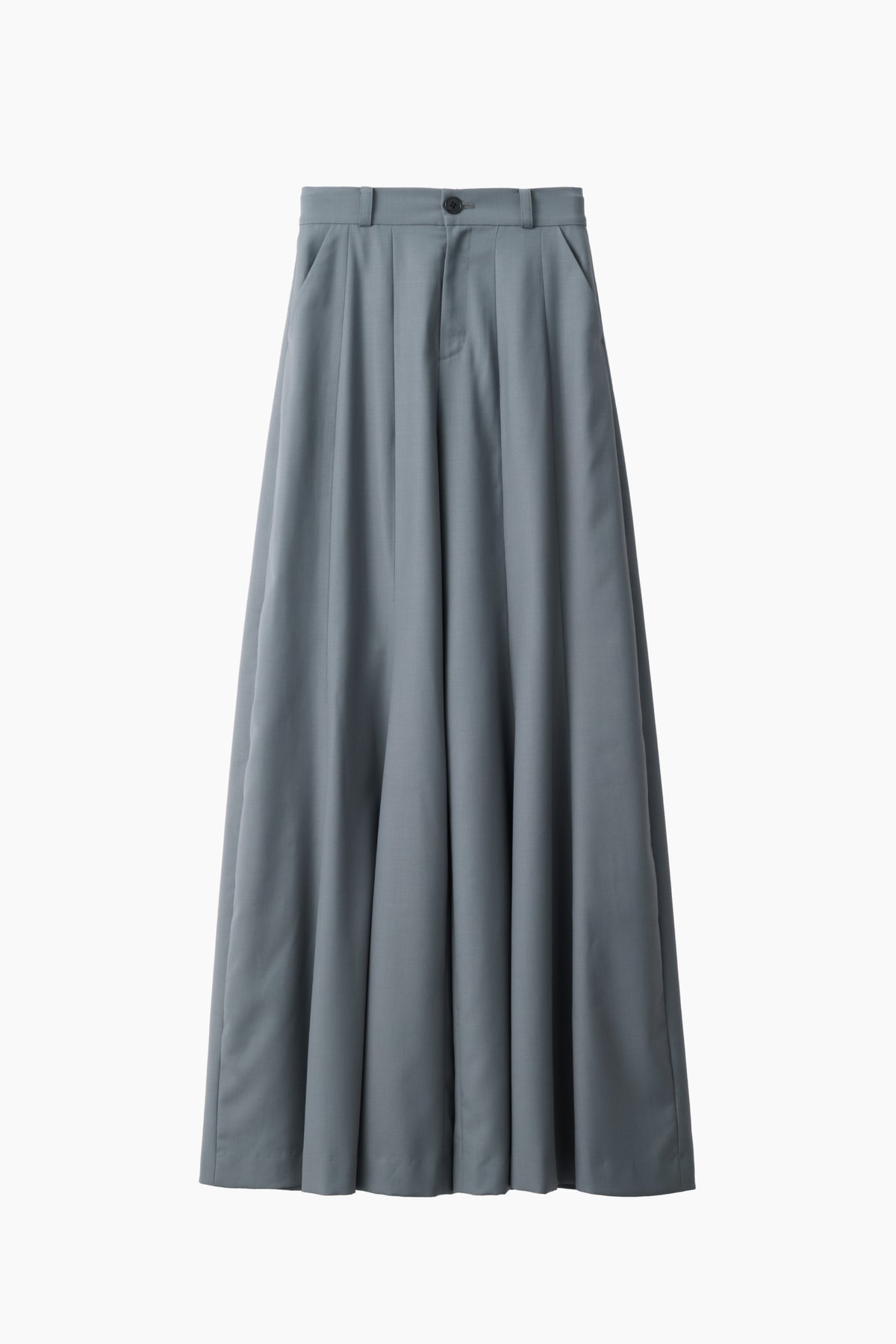 Barrel flare trousers (Gray)