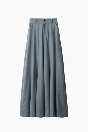 Barrel flare trousers (Gray)