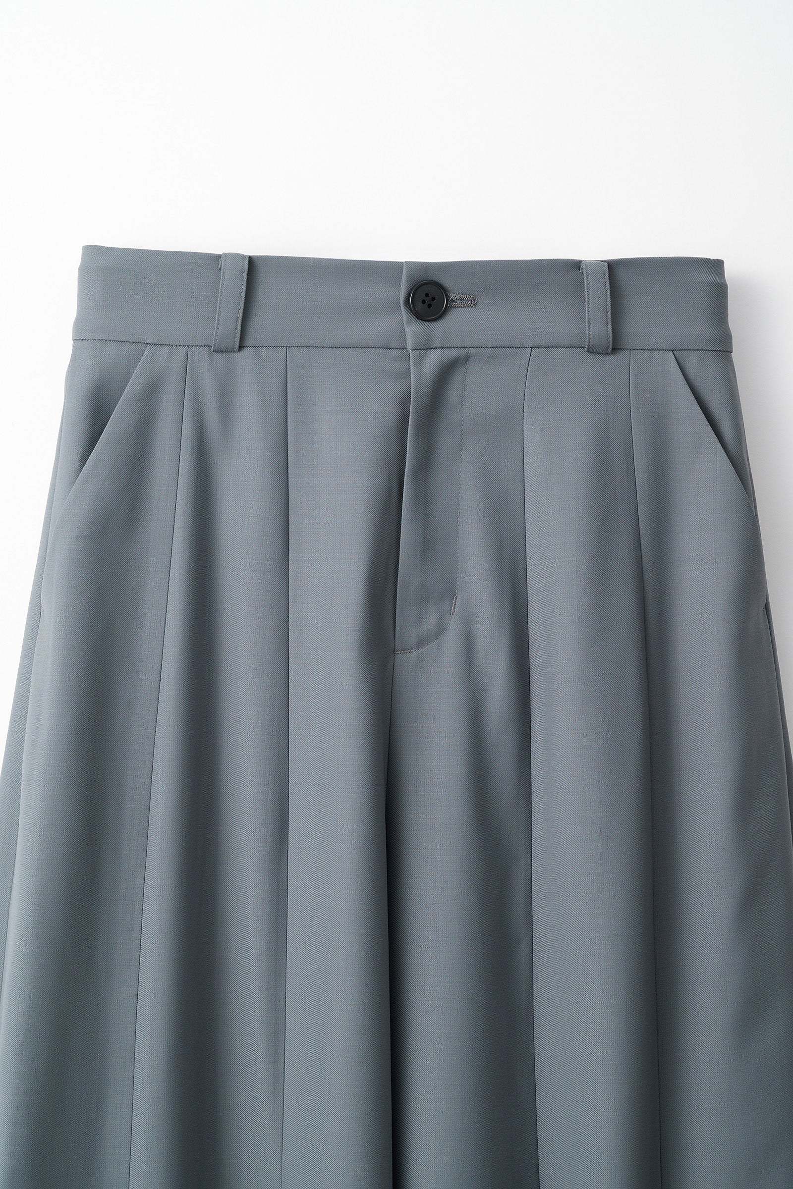 Barrel flare trousers (Gray)