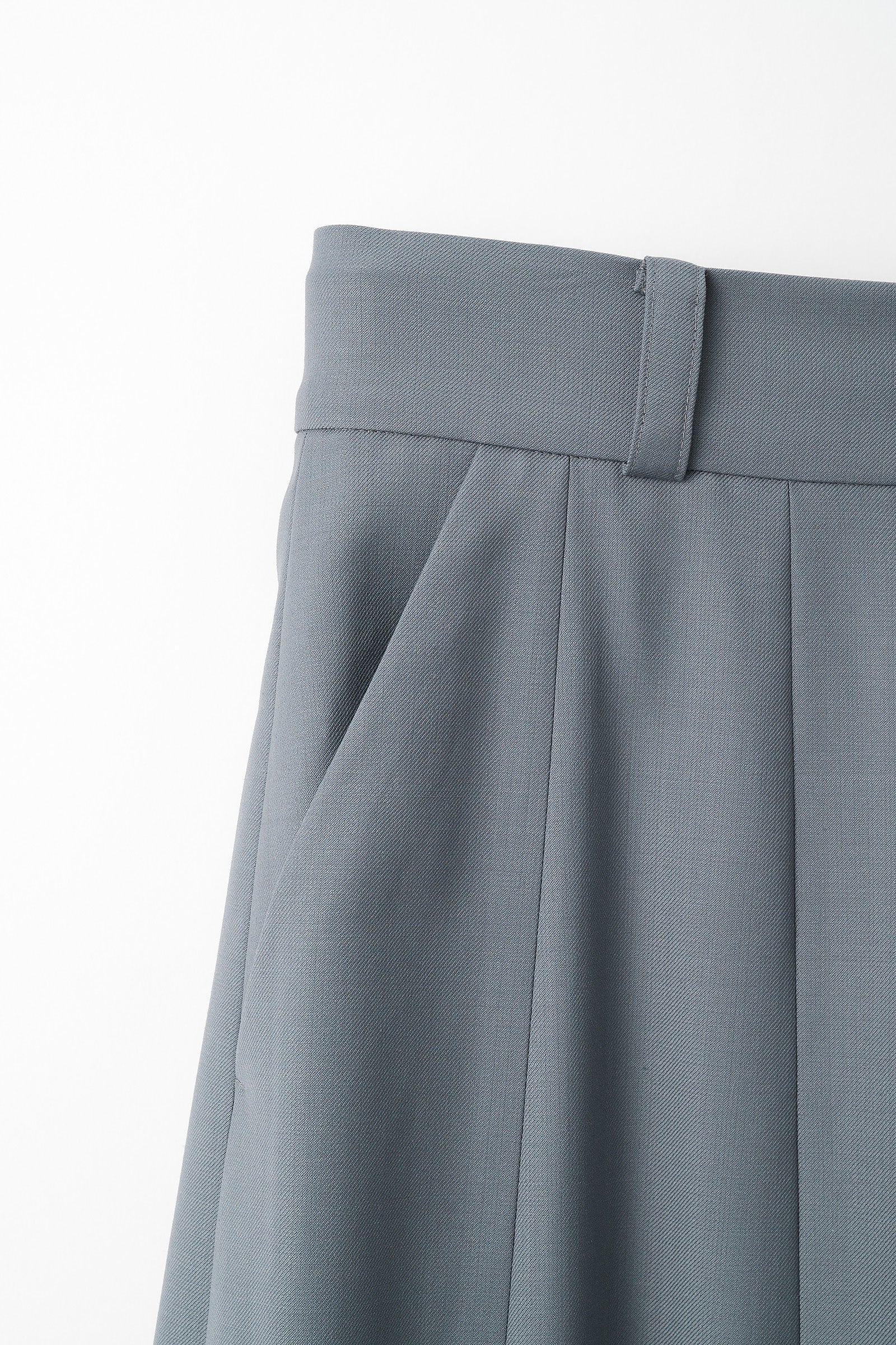 Barrel flare trousers (Gray)