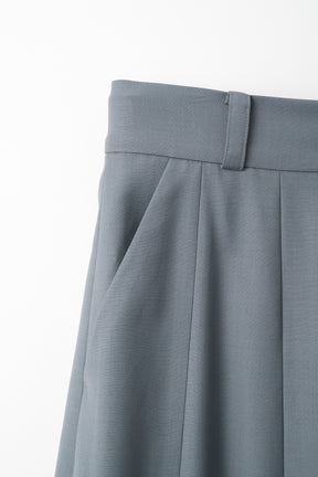 Barrel flare trousers (Gray)