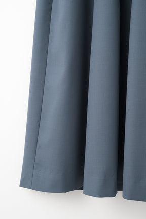 Barrel flare trousers (Blue)