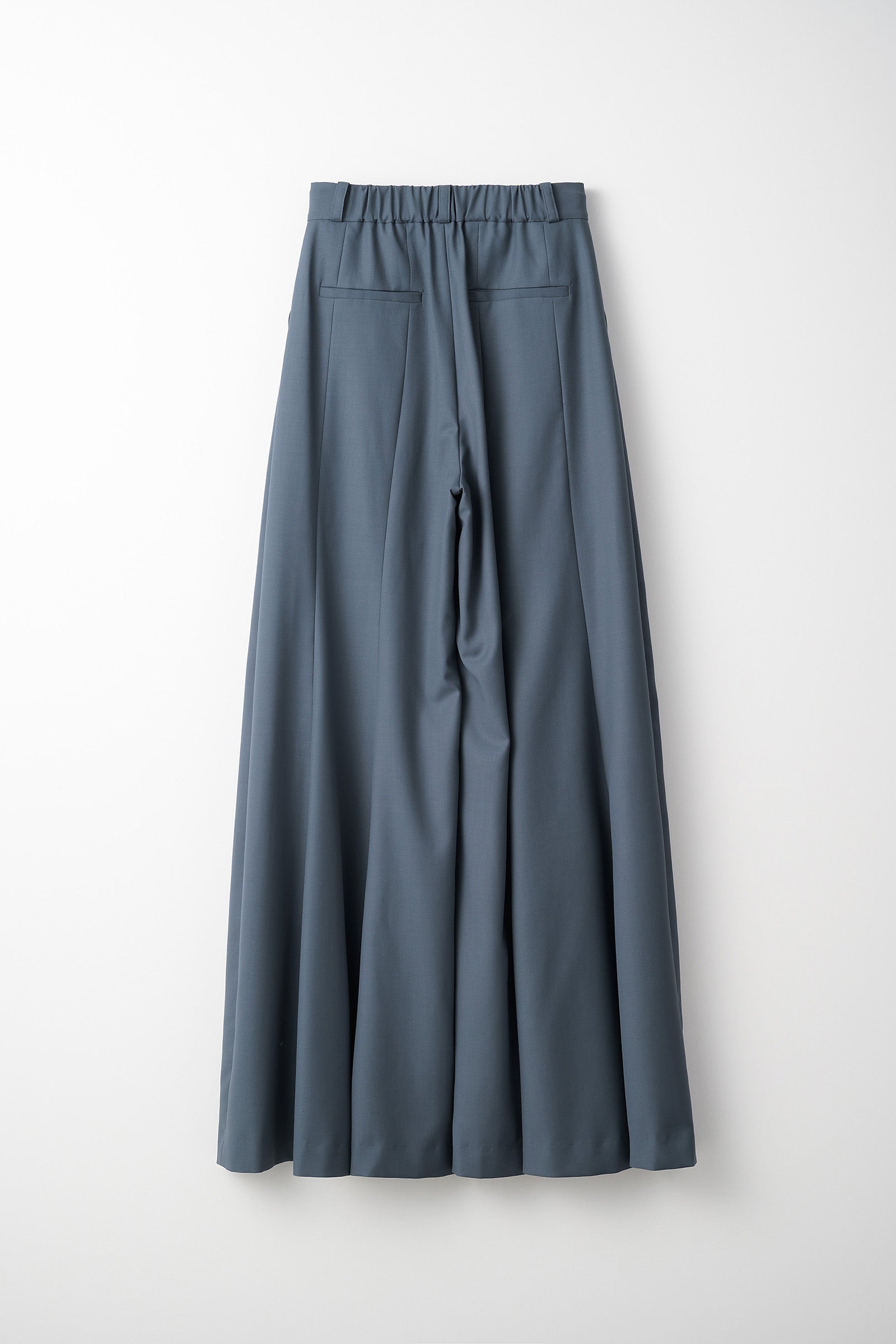 Barrel flare trousers (Blue)