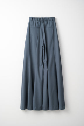 Barrel flare trousers (Blue)