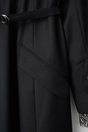 Classic lace jacket dress (Black)