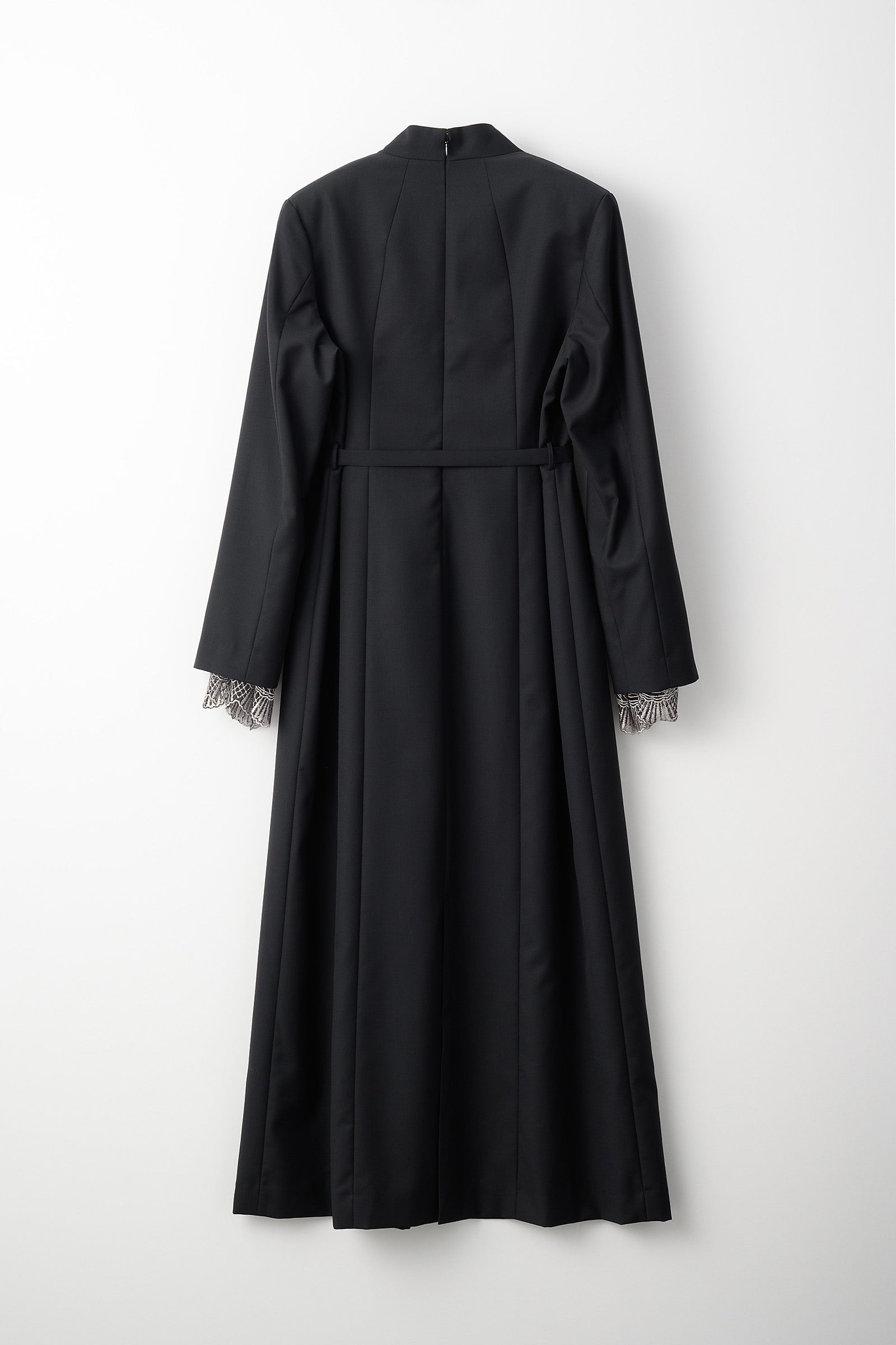 Classic lace jacket dress (Black)