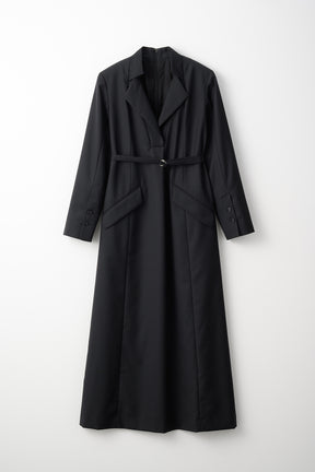 Classic lace jacket dress (Black)