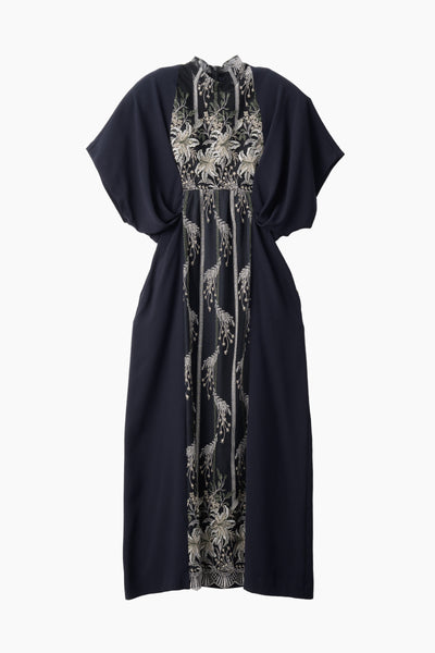 Classic lace dress (Navy)