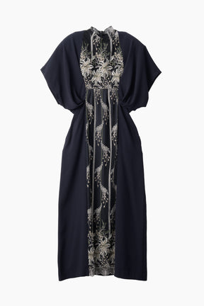 Classic lace dress (Navy)