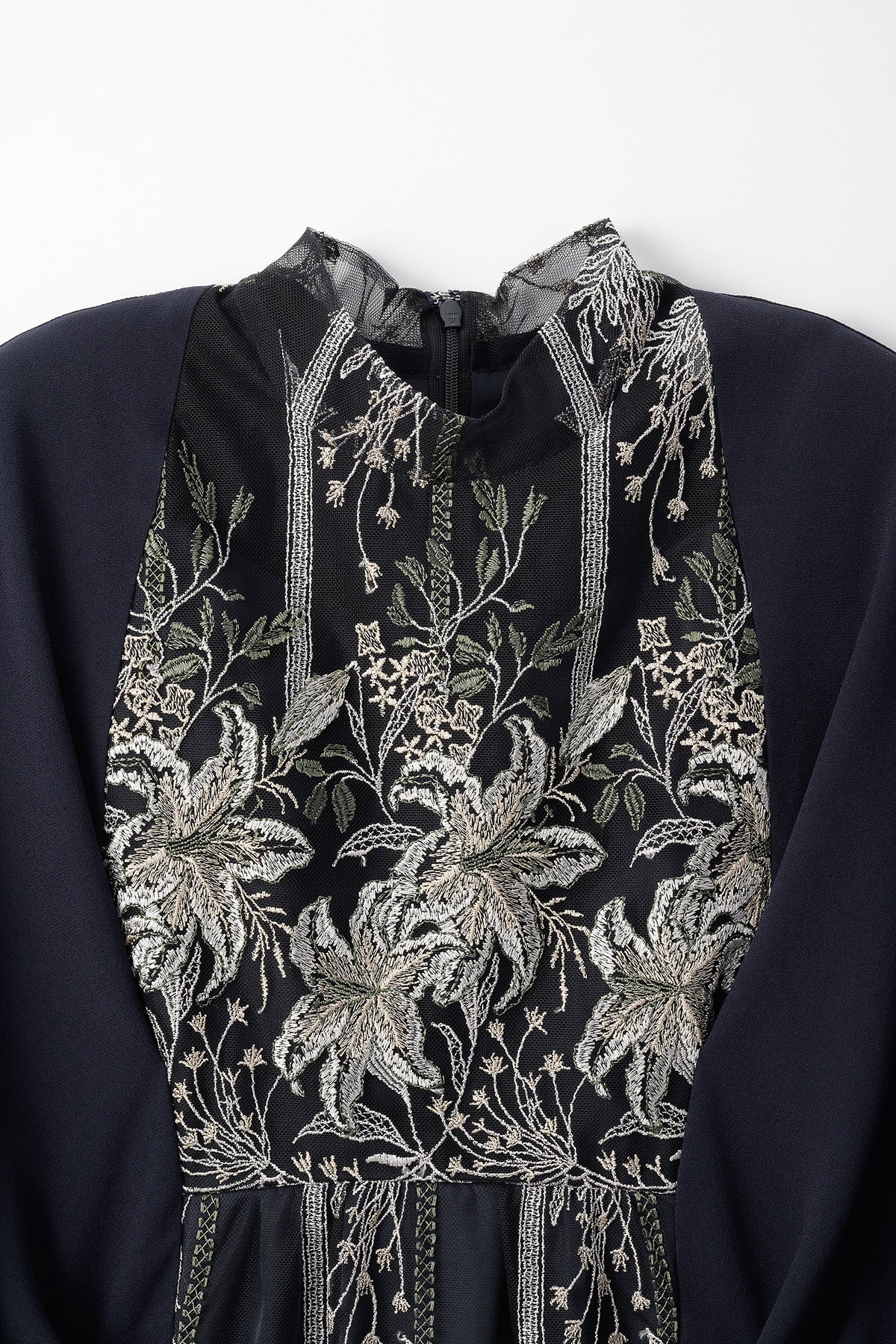 Classic lace dress (Navy)