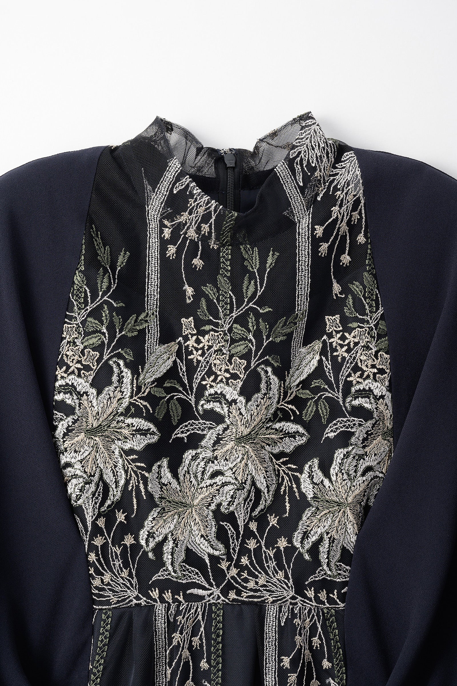 Classic lace dress (Navy)