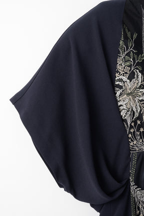 Classic lace dress (Navy)