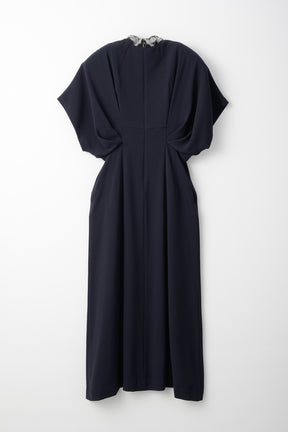 Classic lace dress (Navy)