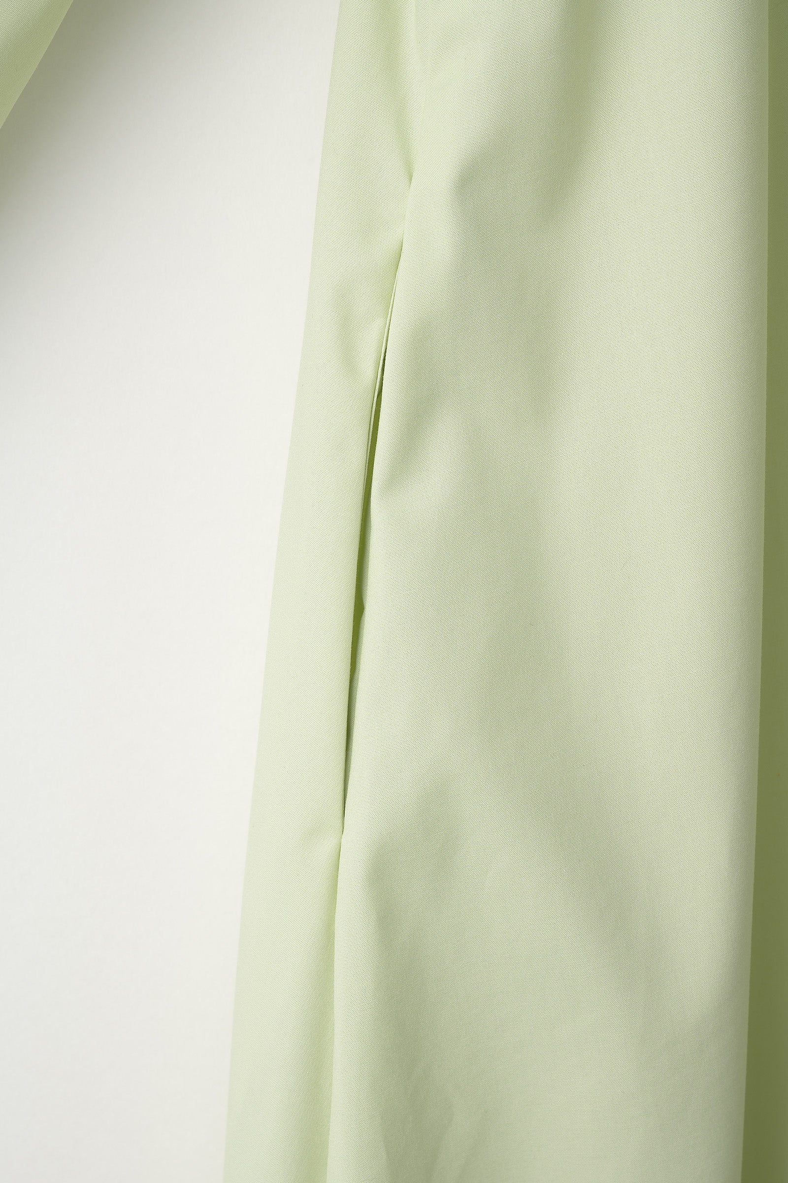 Droplet flower embroidered shirt dress (Light green)