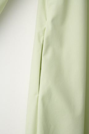 Droplet flower embroidered shirt dress (Light green)