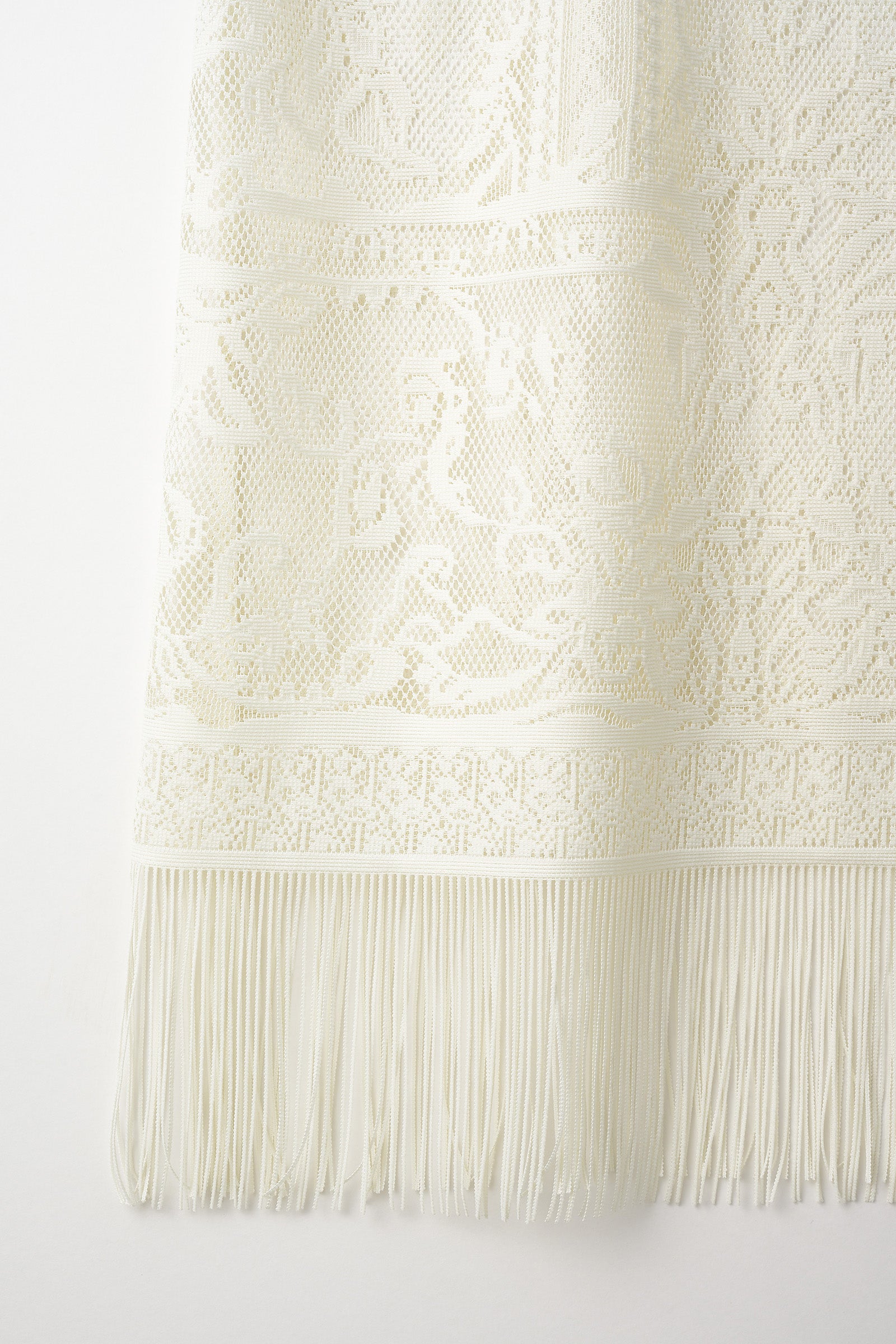 Mirror lace camisole dress (White)