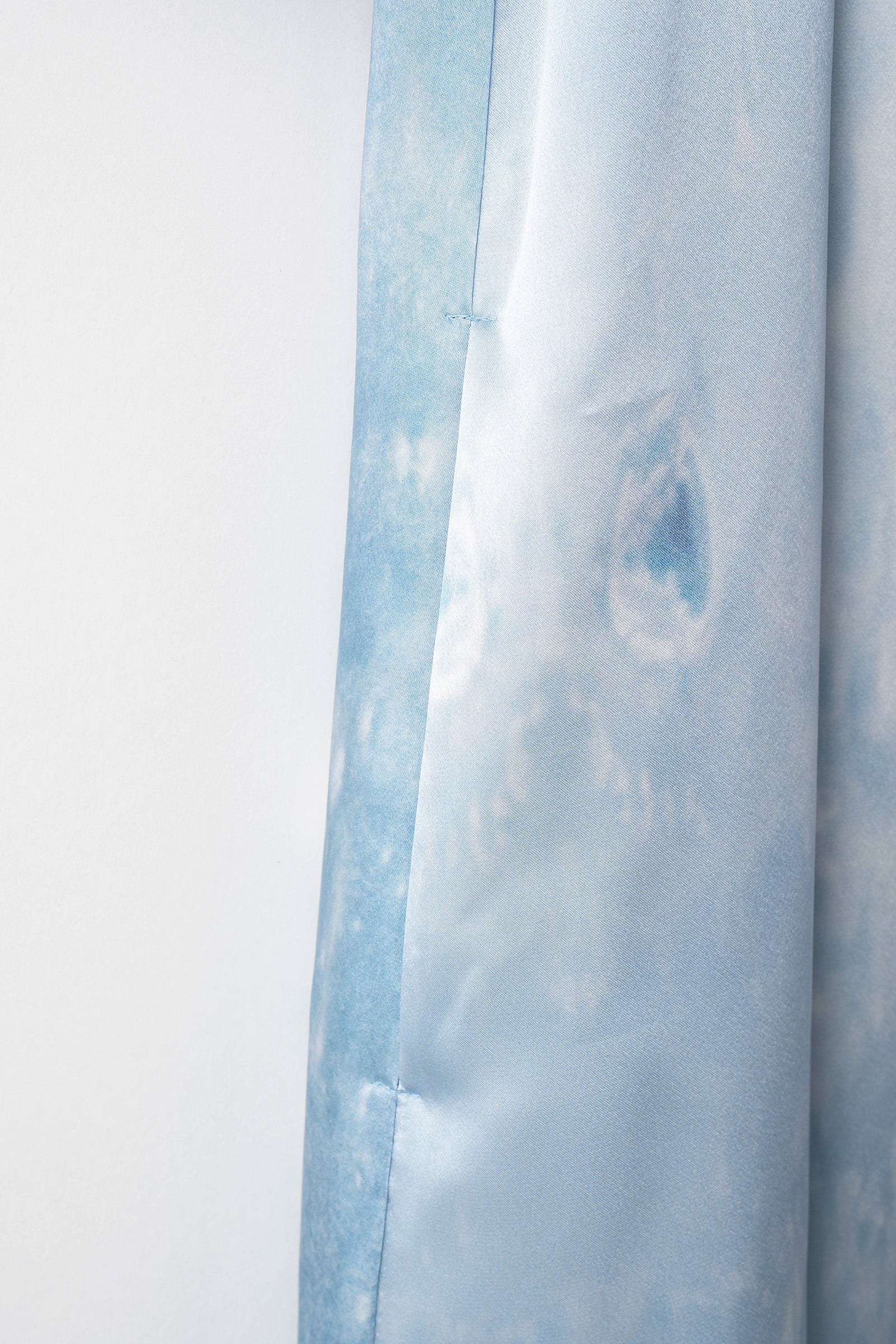 Water mirror print dress (Blue)