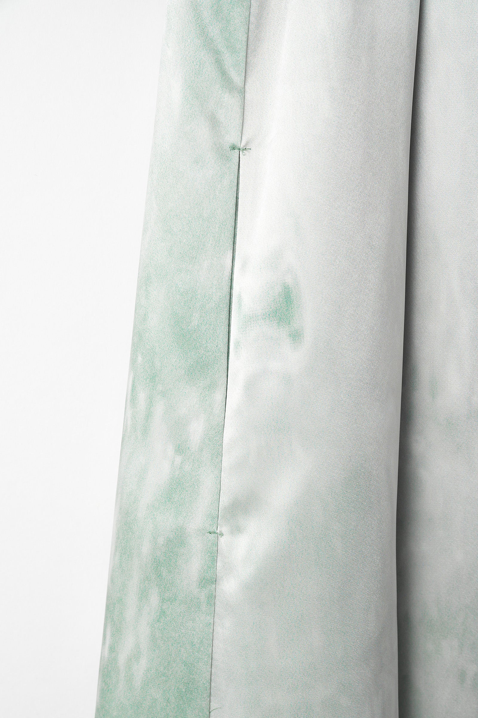 Water mirror print dress (Green)