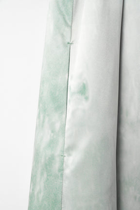 Water mirror print dress (Green)