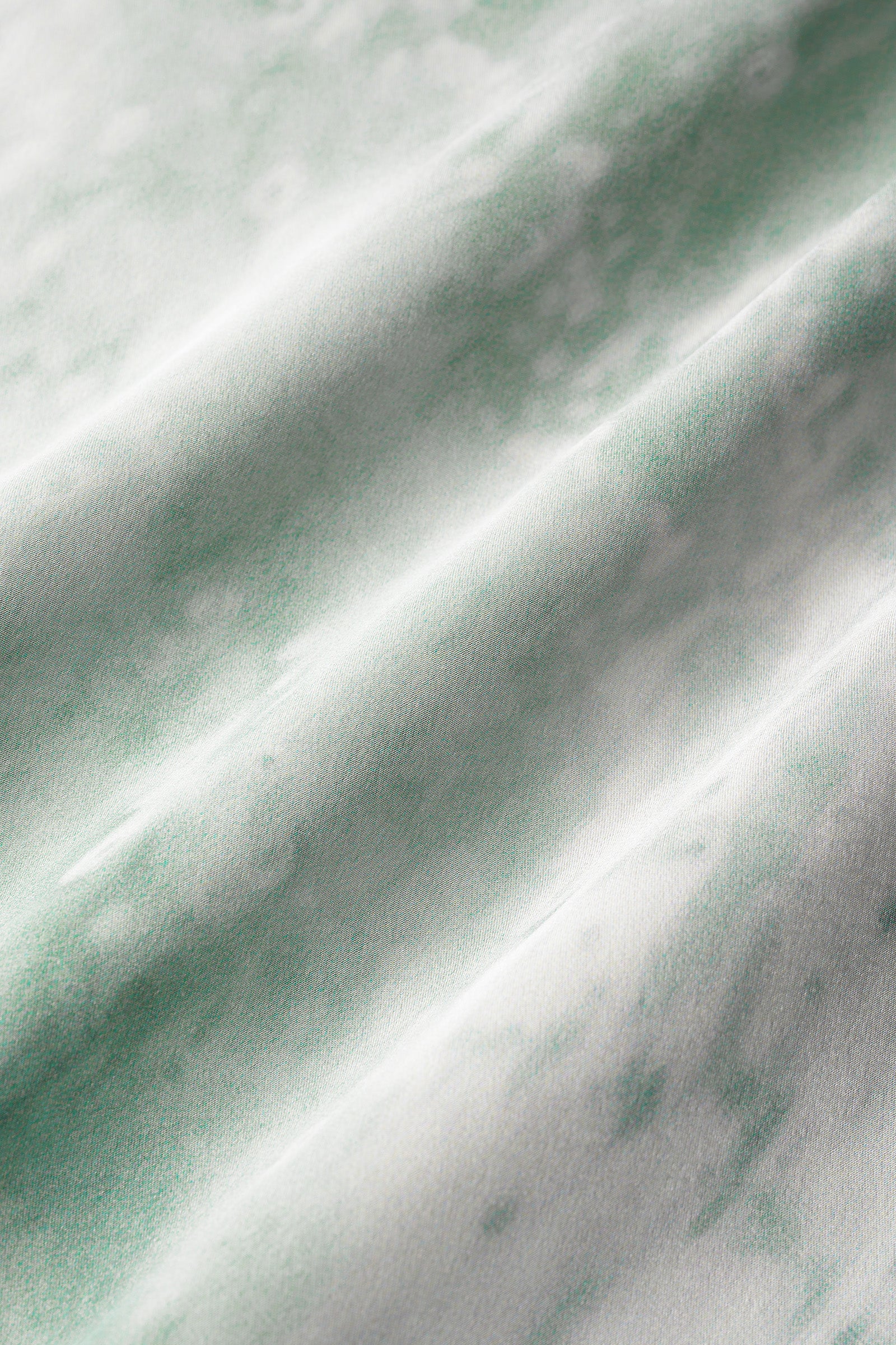 Water mirror print dress (Green)