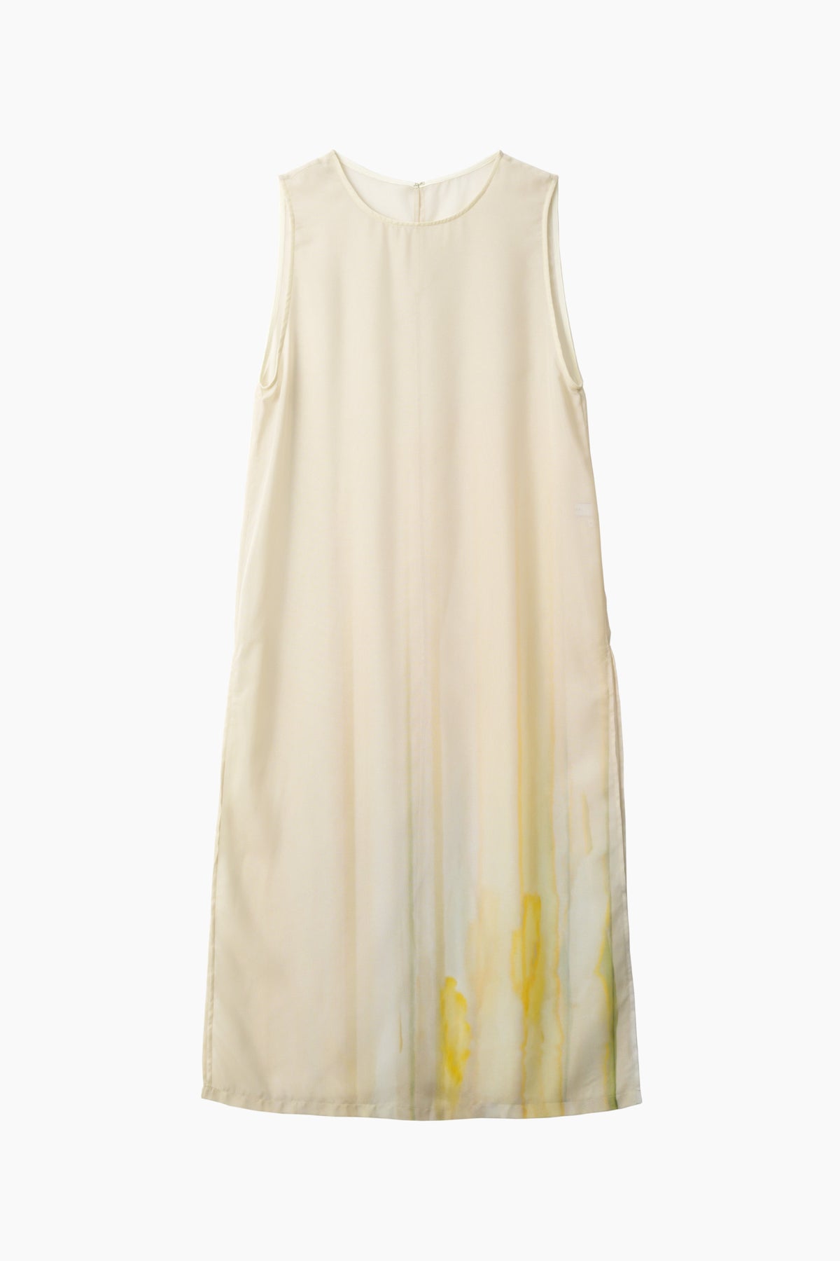 Narcissus print dress (Ecru)
