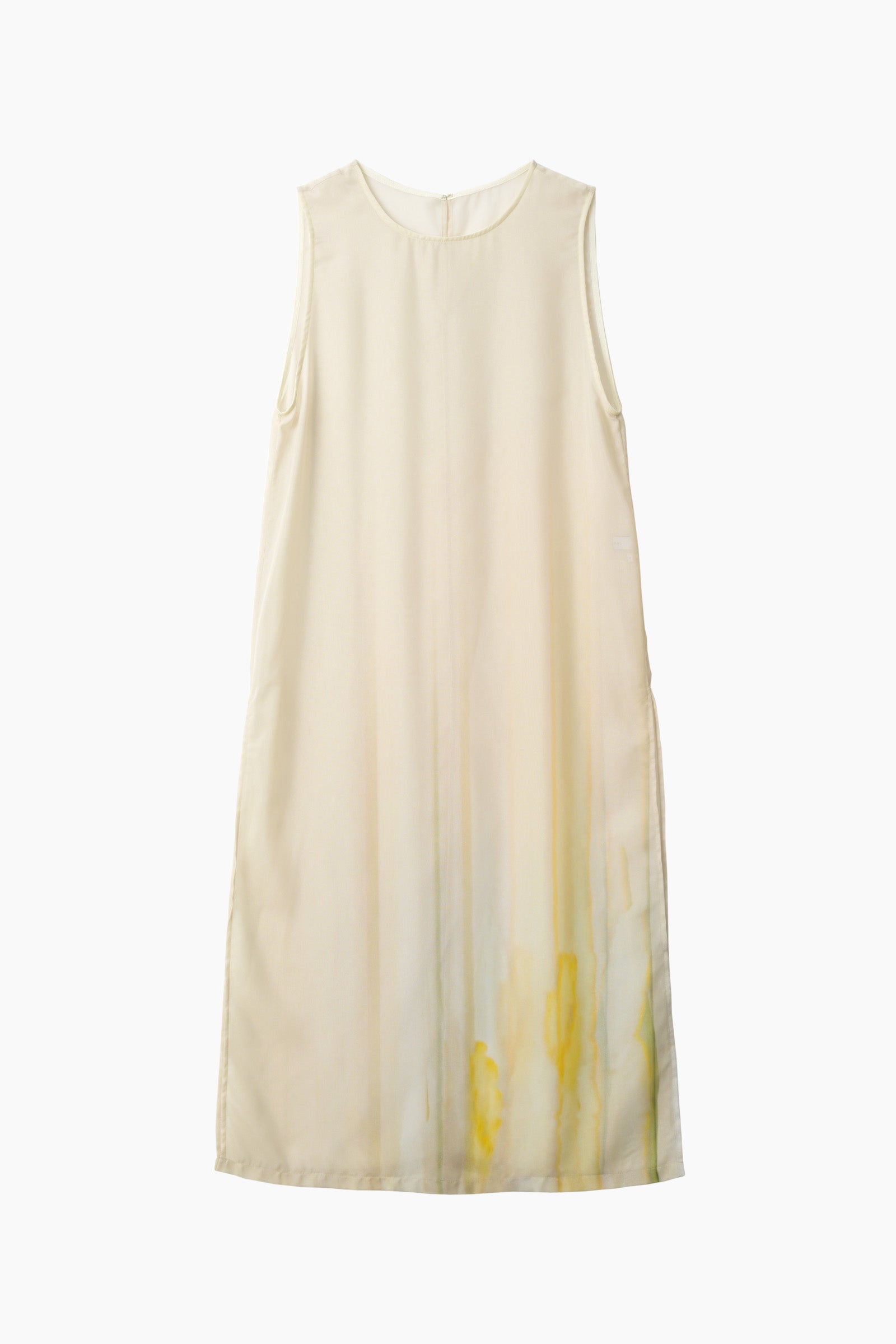Narcissus print dress (Ecru)