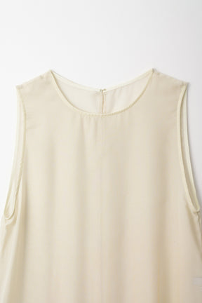 Narcissus print dress (Ecru)