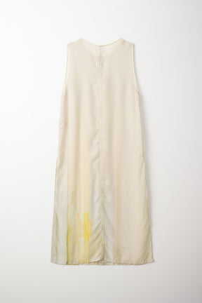 Narcissus print dress (Ecru)