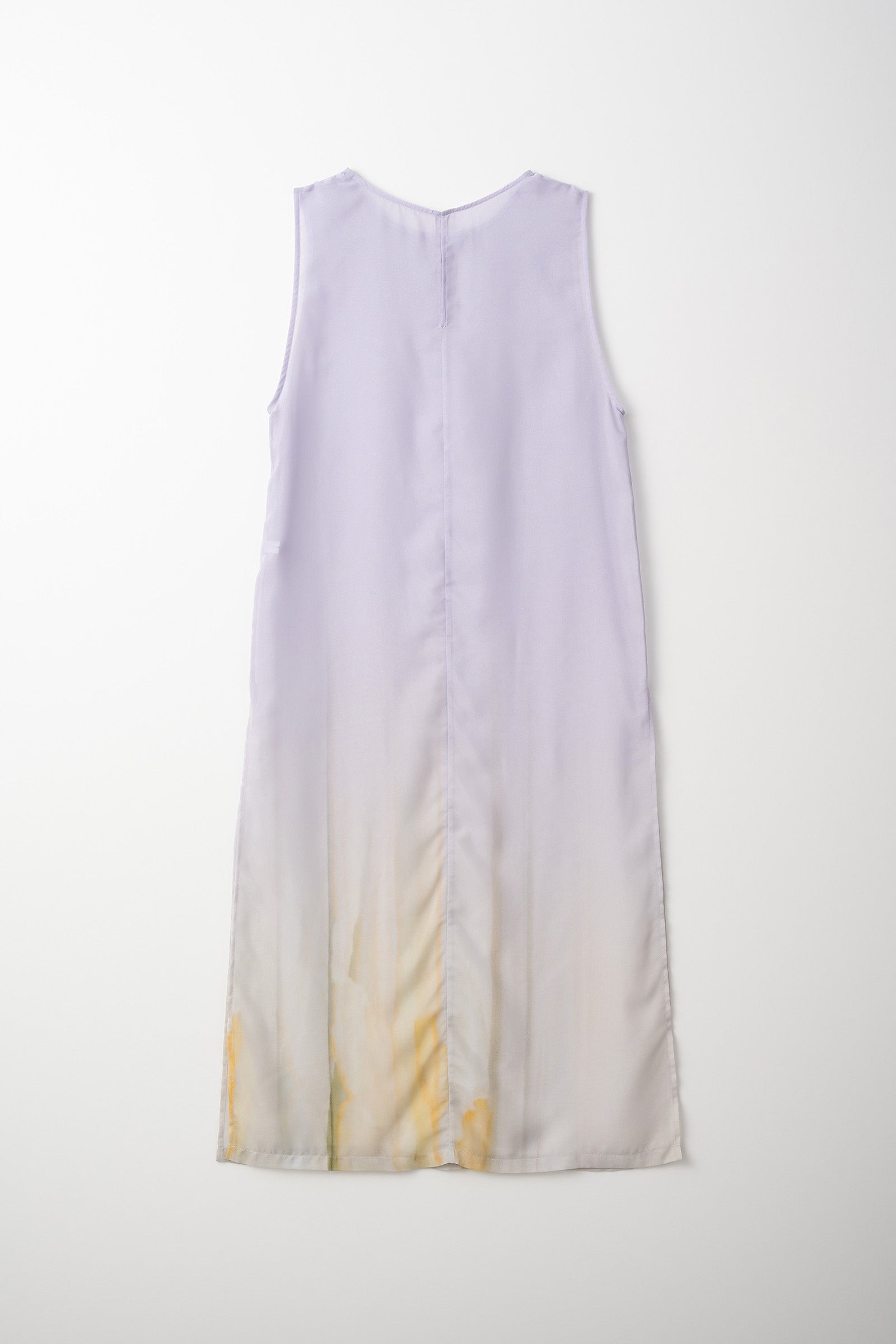 Narcissus print dress (Blue)