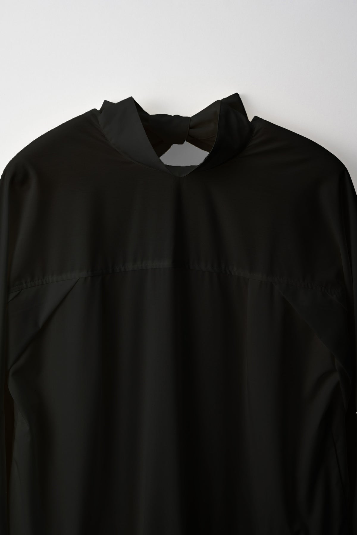 Spray flare shirt dress (Black)