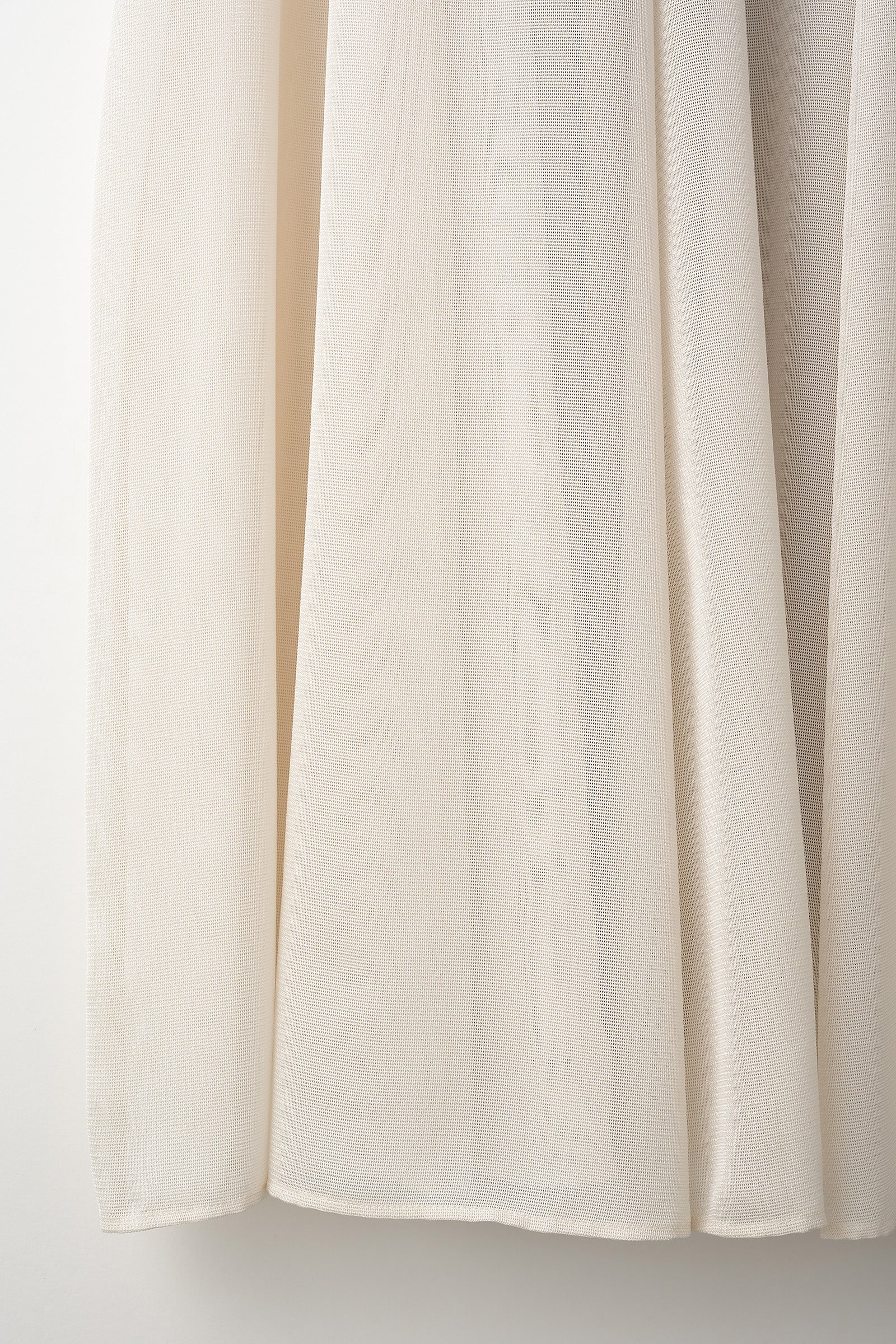 Loop embroidered mesh dress (Ivory)