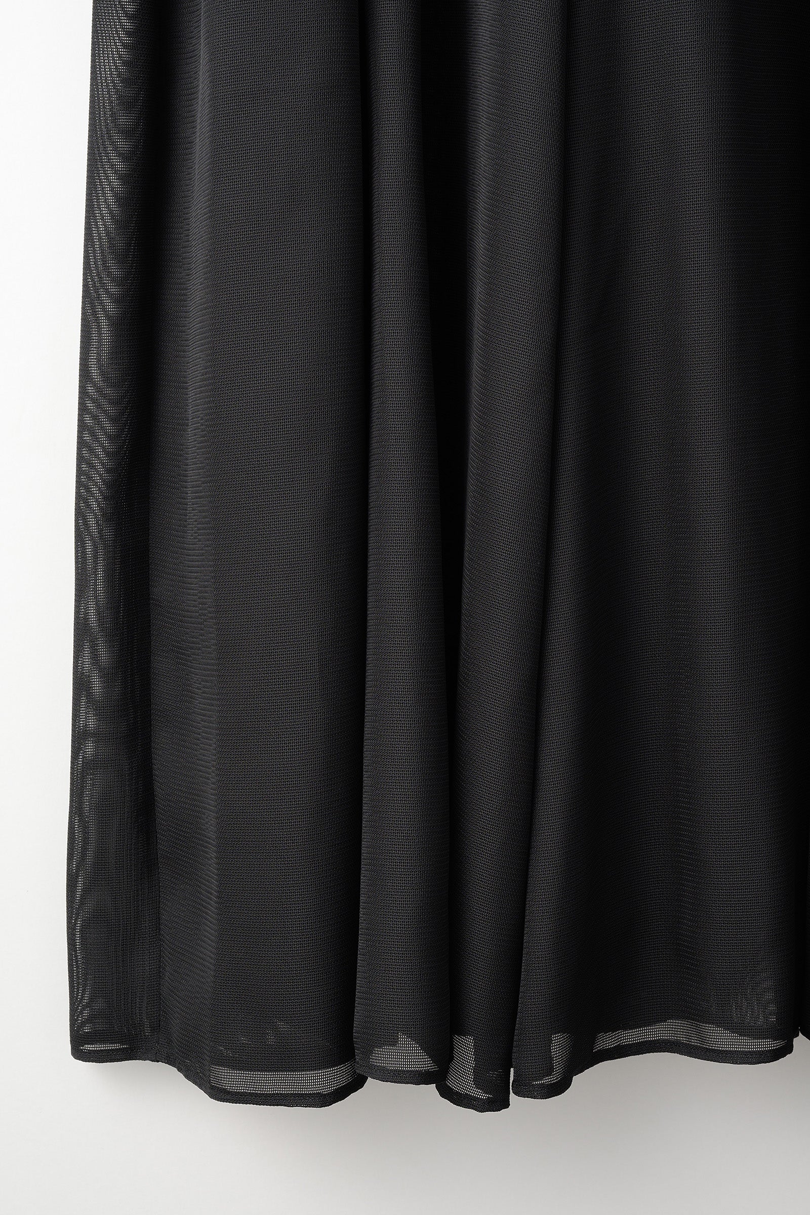 Loop embroidered mesh dress (Black)