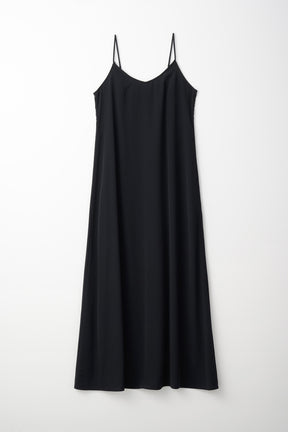 Loop embroidered mesh dress (Black)