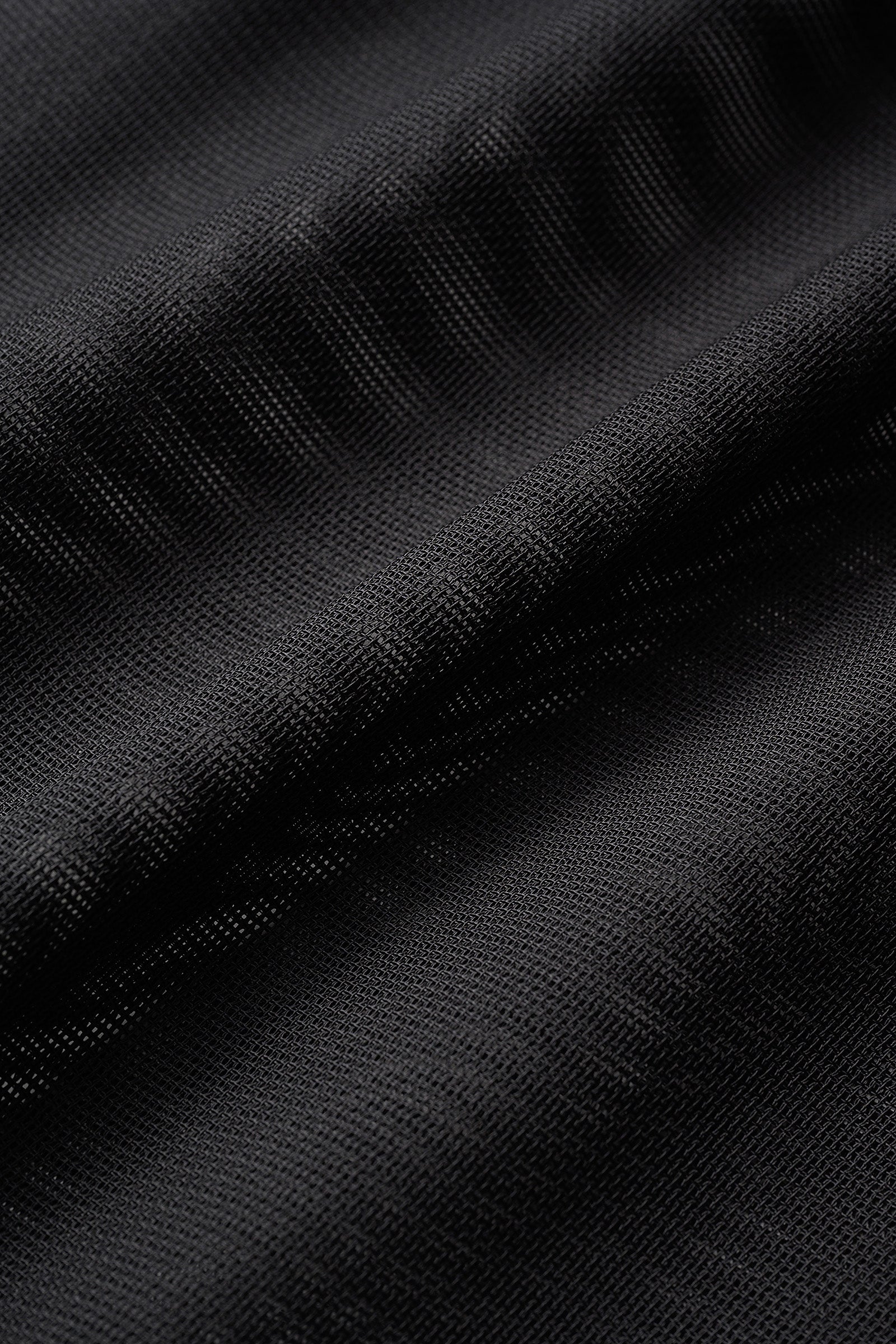 Loop embroidered mesh dress (Black)