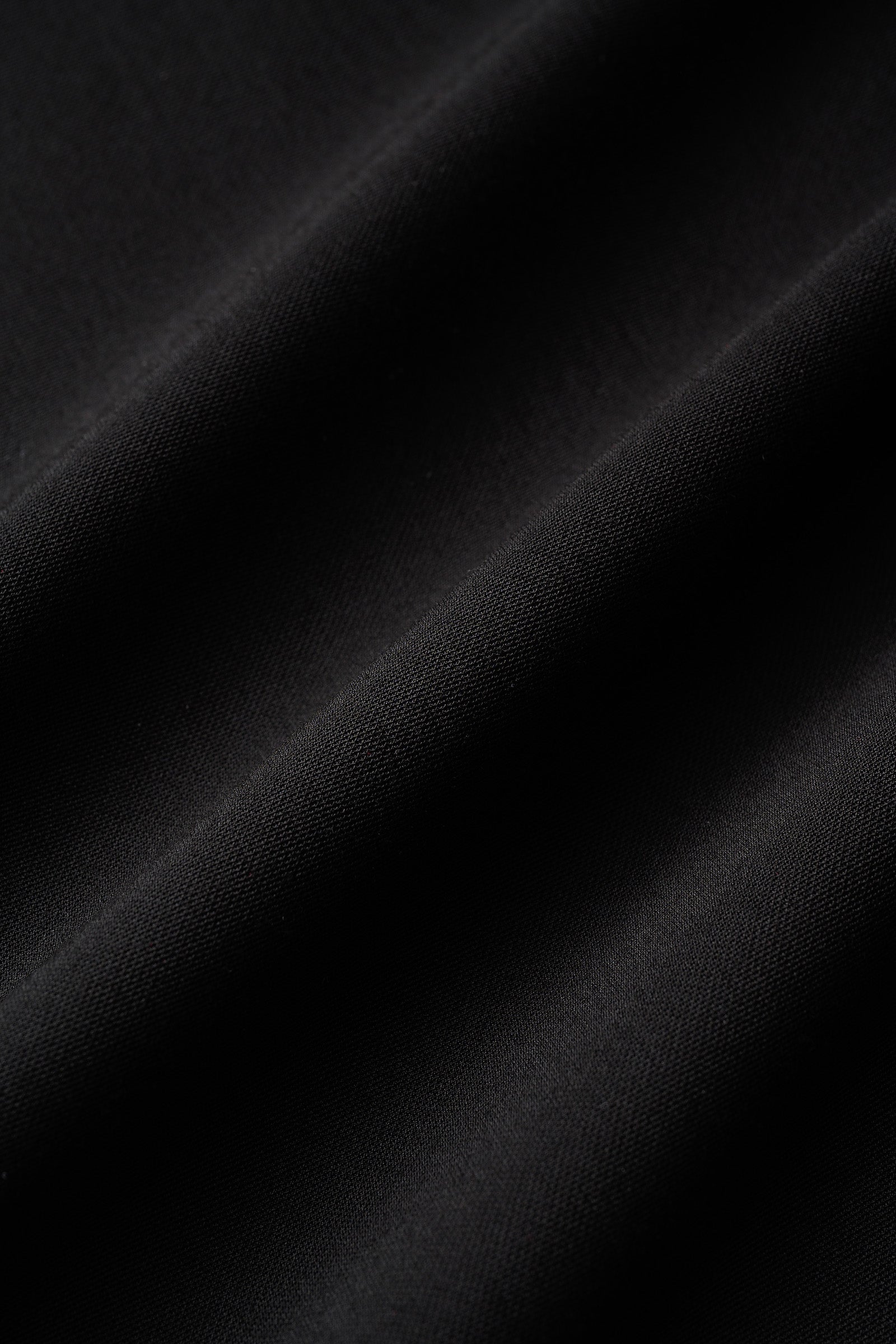 Brooch gather asymmetric dress (Black)