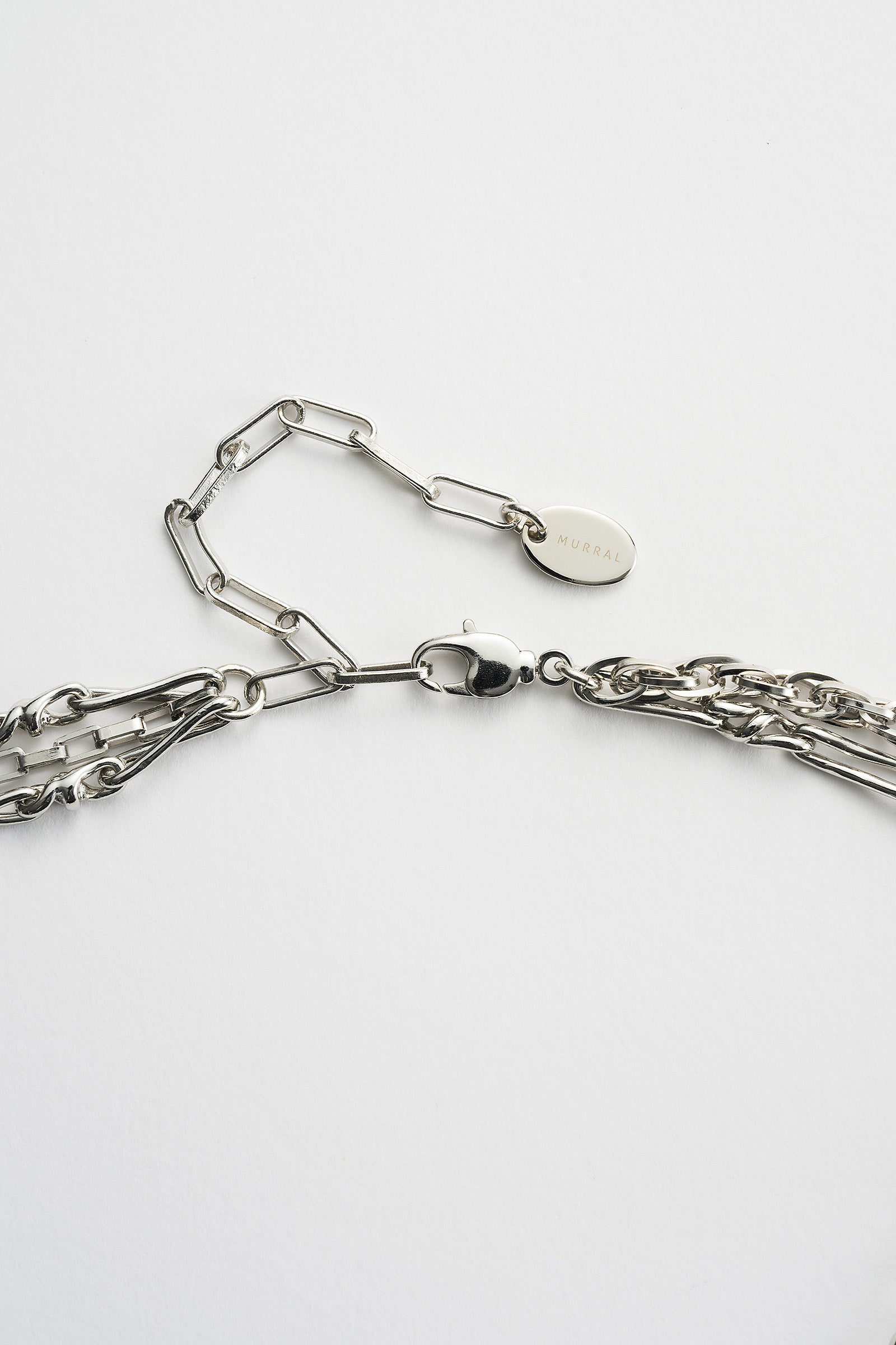 Droplet flower necklace (Silver)