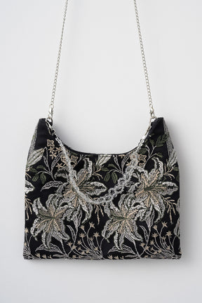 Classic lace mini bag (Black)