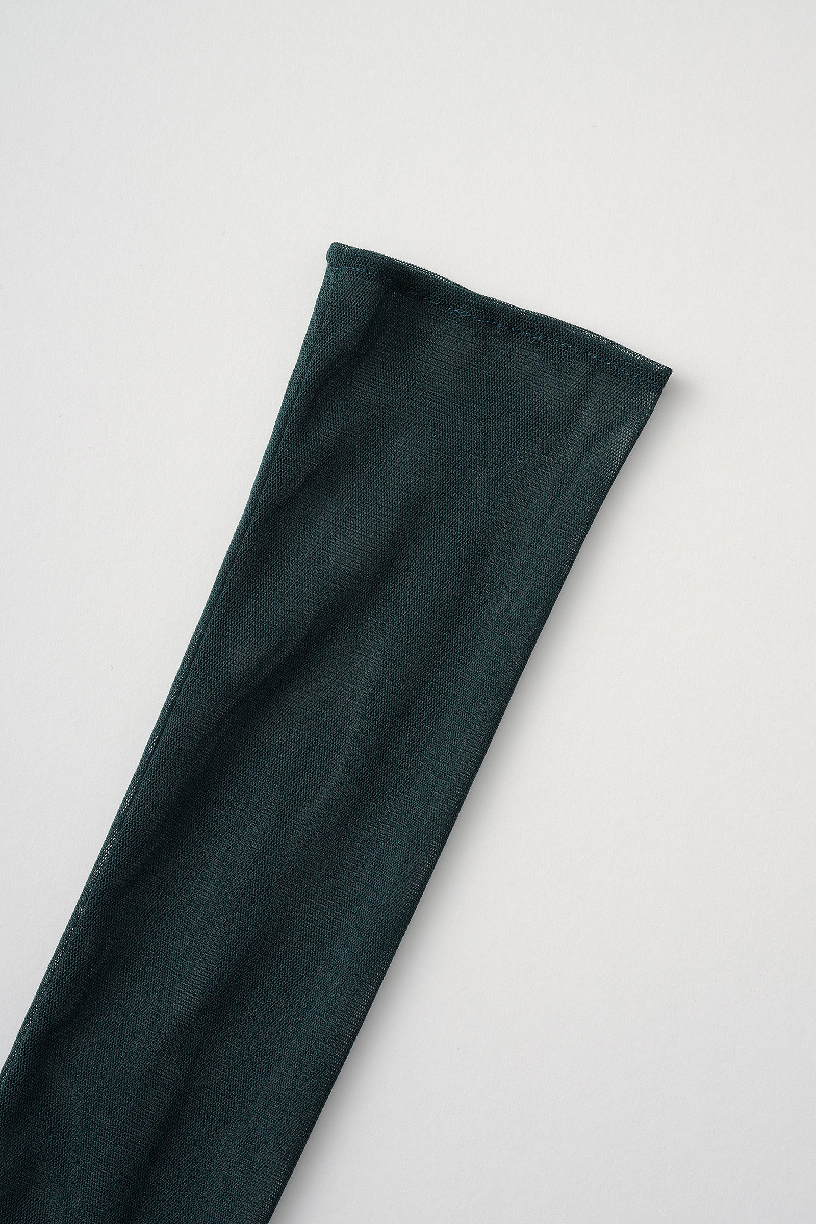 Embroidered mesh gloves (Dark green)
