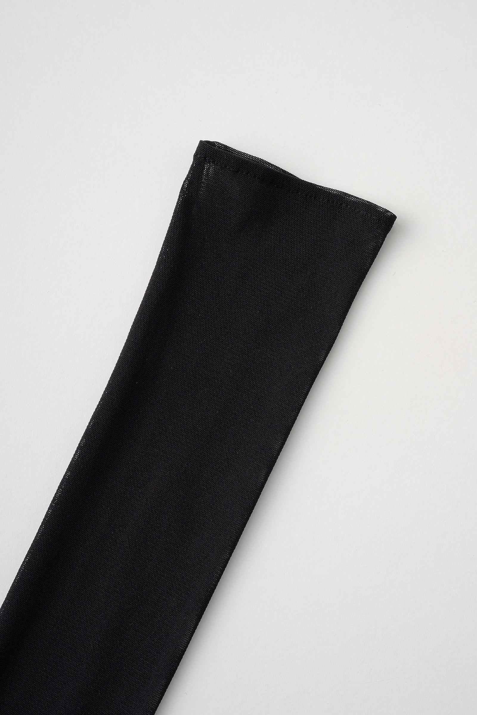 Embroidered mesh gloves (Black)