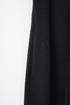 Petal sleeve lace dress (Black)