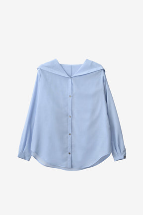 Float hood Shirt (Light blue)