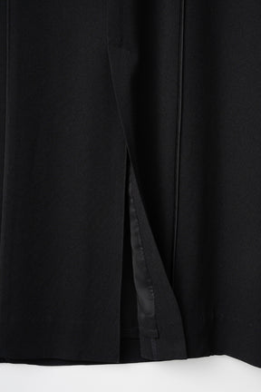 Petal sleeve lace dress (Black)